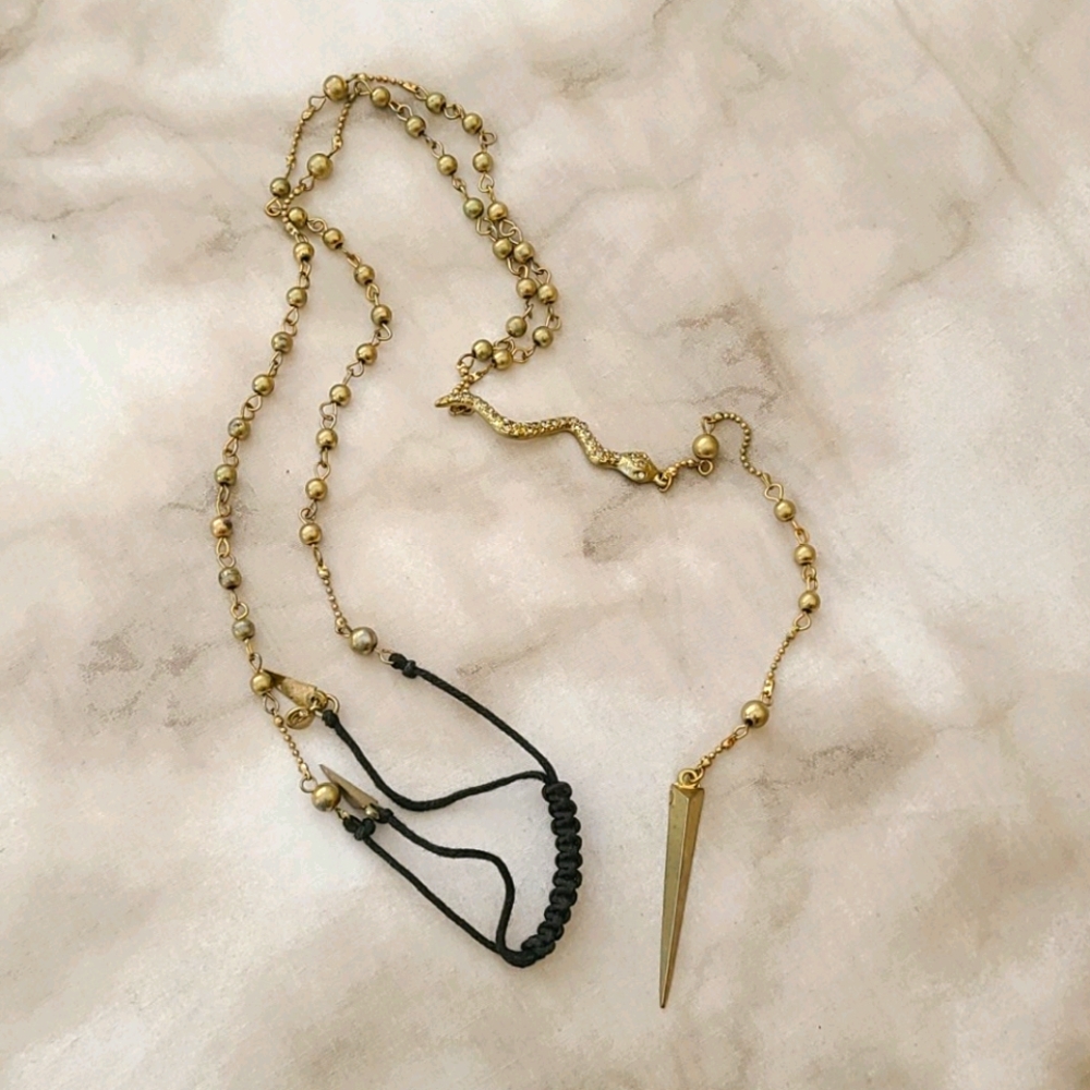 Rachel Roy Snake Necklace
